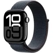 Apple Watch 10 Gps 42Mm Jet Black Alu Sport Loop Navy Mwwg3  Mwwg3Qf/A 195949563676