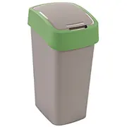 Atkritumu spainis Flip Bin 45L sudraba/zaļš  0802172P80 3253922172066