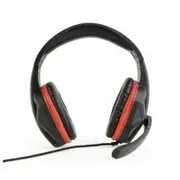 Austiņas ar mikrofonu Gembird  Ghs-03 Gaming Black/Red 8716309101233