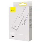 Baseus Lite Series 4In1 Hubs Usb - 4X 3.0 / 25Cm  Wkqx030001 6932172606183