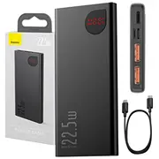 Baseus Adaman Metal Powerbank Ārējas Uzlādes Baterija / 10000Mah 22.5W  Ppad070001 6932172618292
