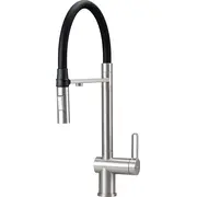 Virtuves jaucējkrāns ar ūdens filtra pieslēgumu un elastīgu izlietnes snīpi  Brm F75M 5907650864202