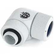 Bitspower Advanced Multi-Link adapteris savienojums 90 grādi G1/4 collu ārējais vītne uz 14Mm Ad cietā caurule - pagriežams, white  Waad-661 4712914787842 Bp-Dwe90Rmla14