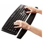 Cita datorprece Fellowes  Klaviatūras paliktnis Memory Foam Wrist Rest Black 9178201 43859503377