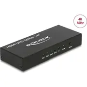 Delock Hdmi Splitter 1 Eingang - 4 Ausgänge 4K  18684 4043619186846 84718000