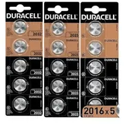Duracell Battery Cr2016 Button Lithium 5 batteries / blister 3V  Dur-Bl-Cr2016-5Pk 5000394072022