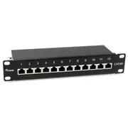 Equip 10 Patchpanel 12Xrj45 Cat6A Ftp 1U  500Mhz Ral9005 326623 4015867237571 85369010
