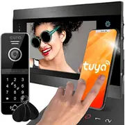 Video durvju tālrunis Eura Vdp-00C5 Black Tuya  5905548277288 27248
