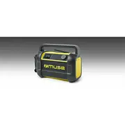 Muse M-928 Bty Radio skaļrunis Ūdensizturīgs Bluetooth Black/Yellow Pārnēsājams Bezvadu savienojums  3700460208868