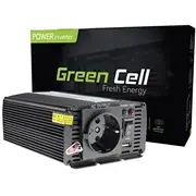 Green Cell 24V na 230V Modyfikowana sinusoida 300W  Inv02De 5902719422218 Nb-Zas-Grnc-168