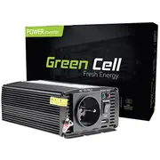 Green Cell Car Power Inverter Converter Strāvas pārveidotājs 24V to 230V / 300W 600W  Inv02De 5902719422218