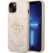 Guess Pu Leather 4G Metal Logo Case Aizsargapvalks Priekš Apple iPhone 15  Guhcp15S4Gmgpi 3666339171582