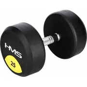Hms Hantel Hg Pro gumēts hanteles svars 1 x 25 kg  17-66-161 5906727001328