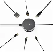 Usb centrmezgls Startech Dkt31Chdvcm Black  S55059025 0065030882552
