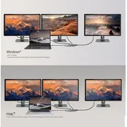 j5create 4K60 Elite Usb-C Trīskrāsu Monitora/10Gbps Mini Doks  Jcd397-N 4712795086324