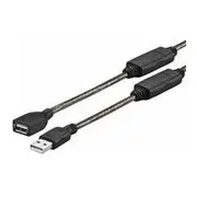 Usb kabelis Vivolink Usb-A - 20 m Black Prousbaaf20  5712505322512