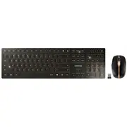 Klawiatura  mysz Cherry Dw 9100 Slim klawiatura Rf Wireless Bluetooth Czeski, Słowacki Black Jd-9100Cs-2 4025112095337