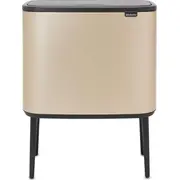 Atkritumu tvertne Brabantia šķirošanai champagne 304644  8710755304644