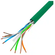 Lanberg Lan-Kabel 1Gb/S 305M Solid Cca grün  Lcu6-10Cc-0305-G 5901969439861 85447000