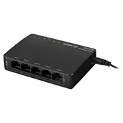 Lanberg switch 5X 1Gb/S Poe niezarządzalny  Dsp3-1005-60W 5901969427790 Net-Wrpn-Lbg-008