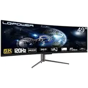 Lc-Power Lc-M49Qco 49 Zoll Dqhd Curved Quantum Dot 329 144 Hz Gaming Monitor  4262443281057