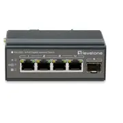 Levelone Industr.switch  4Xge/1XgsfpDin unmanaged Metall Igu-0501 4015867223970 85176200