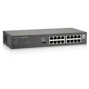 Levelone Switch 16Xge 4-Mode Dip  19 unmanaged Metall Geu-1621 4015867241202 85176200