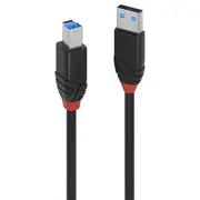Lindy Usb 3.2 Gen 1 Aktivkabel Slim, Usb-A Stecker  Usb-B Black, 10 Meter 43227 4002888432276