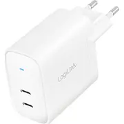 Logilink kontaktligzdu adapteris, 2X Usb-C, Gan, 40W  Pa0282 4052792067545 85299030