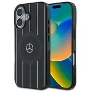 Mercedes Double Layer Crossed Lines Magsafe Aizsargapvalks Priekš Apple iPhone 16  Mehmp16S23Hrsk 3666339326647