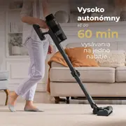 Vertikālais putekļsūcējs Aeno bezvadu stieņa Sc2 29.6V Dc 530W 2500Mah salokāma caurule turbo galvenā un ērcīšu suka pašstāvīgs  5291485013073