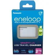 Panasonic Smartplus Usb  4 x Aa Eneloop 2000 mAh K-Kj87Mcd40Usb 5410853065159 Ak-Lad-Pan-047