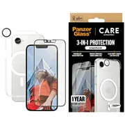 Panzerglass Aizsargkomplekts Care by Flagship 3In1 maciņš  stikls lēca iPhone 16E Crnchnug29845 5715685020988