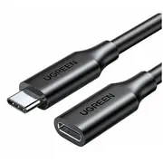 Pārejas kabelis Ugreen Usb C Vīrietis - Sieviete 100W 10Gb/S 1M Black  6957303813872