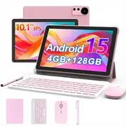 Planšetdators Extralink Tablet Cp31 4Gb Ram128Gb Pink  Android 15, 2Mpx8Mpx, 6000Mah, 1280X800Px, tastatūra, pele, zīmulis Ex.95863 5904960295863 84713000