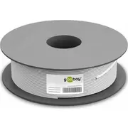 Przewód Goobay 77624 Cat 6 outdoor network cable, S/Ftp Pimf, black  4040849776243