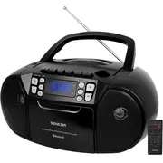 Radioatskaņotājs Sencor Spt 3907B Cd Bluetooth Mp3 un Usb  3907 B 8590669249268