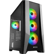 Sharkoon Tg7M Rgb Black, Seitenteil aus gehärtetem Glas  4044951035069