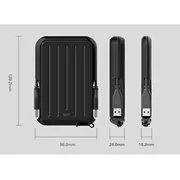 Silicon Power Festplatte 6.3Cm 1Tb Usb3.2 A66 Shockproof Yel  Sp010Tbphd66Ss3Y 4713436146193 84717050