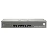 Levelone PoeSwitch  8Xge Poe unmanaged 240W 19 Metall Gep-0822 4015867170113 85176200