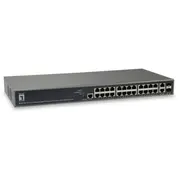 Levelone Poe Switch 24Xge Poe/  Turing 370W 19 Managed L3 Gep-2682 4015867198971 85176200