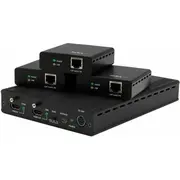 Sistēma Av signāla pārraidei Startech Komplekts extenderis, 3 porti, Cat5, Hdmi St124Hdbt  0065030864558