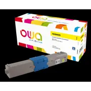 Toner Armor Owa do Oki C532, C542, Mc563, Mc573,46490605,6000 str.,żółta/yellow 46490605  K18498Ow 3112539825607