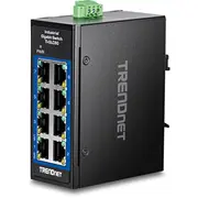 Trendnet 8-Port Industrial Gigabit Din-Rail Mini Switch  Ti-Glc80 0710931162837 85176200