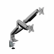 Uchwyt biurkowy gazowy do 2 monitorów Led/Lcd 17-35 L-36Hd 1-15Kg 1Xusb-A 1Xusb-C 3.0 Heavy Duty  Ramm 5906721172727 Ajartm0000L36Hd