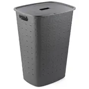 Veļas kaste Softex 56L 42X31,6X60Cm tumši pelēka  0800571Z68 3253924848082