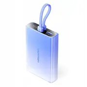 Vention 10000 mAh Usb-C  Lightning Usb-A 22.5W z wyświetlaczem Led niebieski Fhzl0 6922794789814 Ak-Mob-Vntn-018