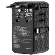 Verbatim Chargentravel adapteris 70W 2C izvelkams Black  30186 0023942301868 85044083