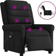 vidaXL Elektriska masāžas krēsls, saliekams, Black, audums  3303306 8721102962882