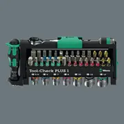 Wera Tool-Check Plus 1 Black/Grün, 39-Teilig, inkl. 1/4 Bit-Ratsche  05049055001 4013288234896